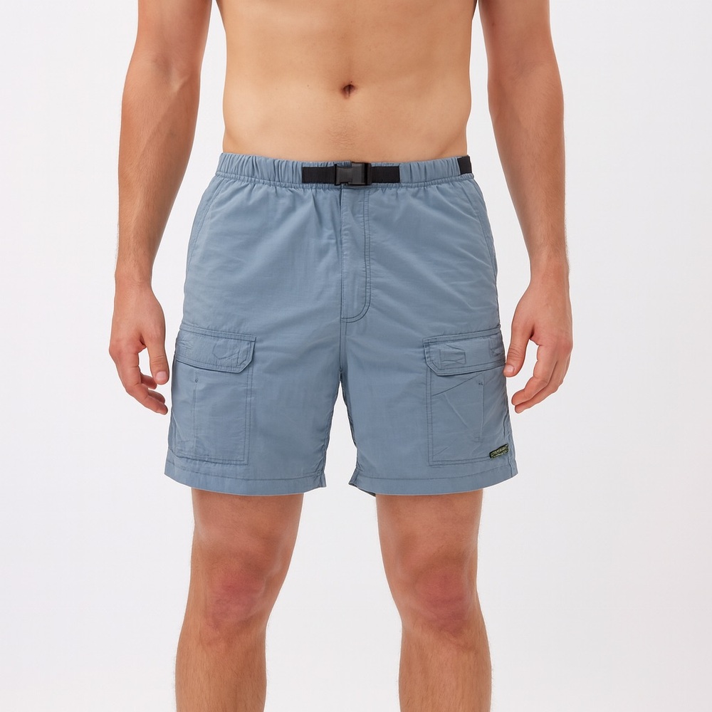 Royal Robbins Backcountry Pro Slate Blue Cargo Nylon Hiking Shorts Men’s Size XL